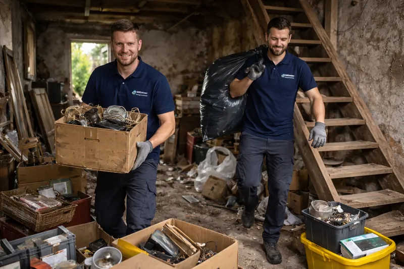 Hausentrümpelung in Salzburg – unser Team bei der Komplettauflösung