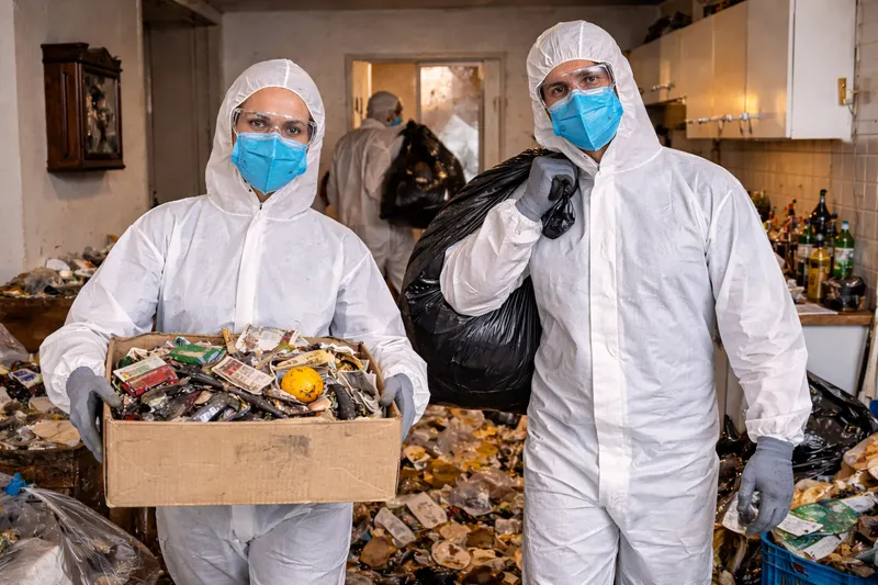 Messie-Wohnung – Team im Einsatz